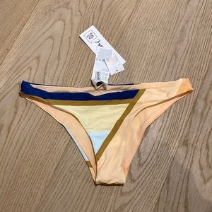 Rip Curl Geometric sunsetters block bikini bottom